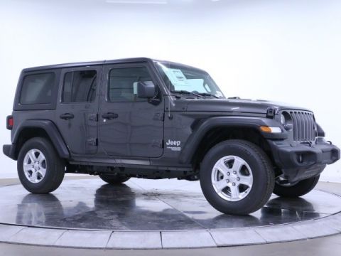 Lifted Stylish White Jeep Wrangler On 24 Inch Blue Vellano